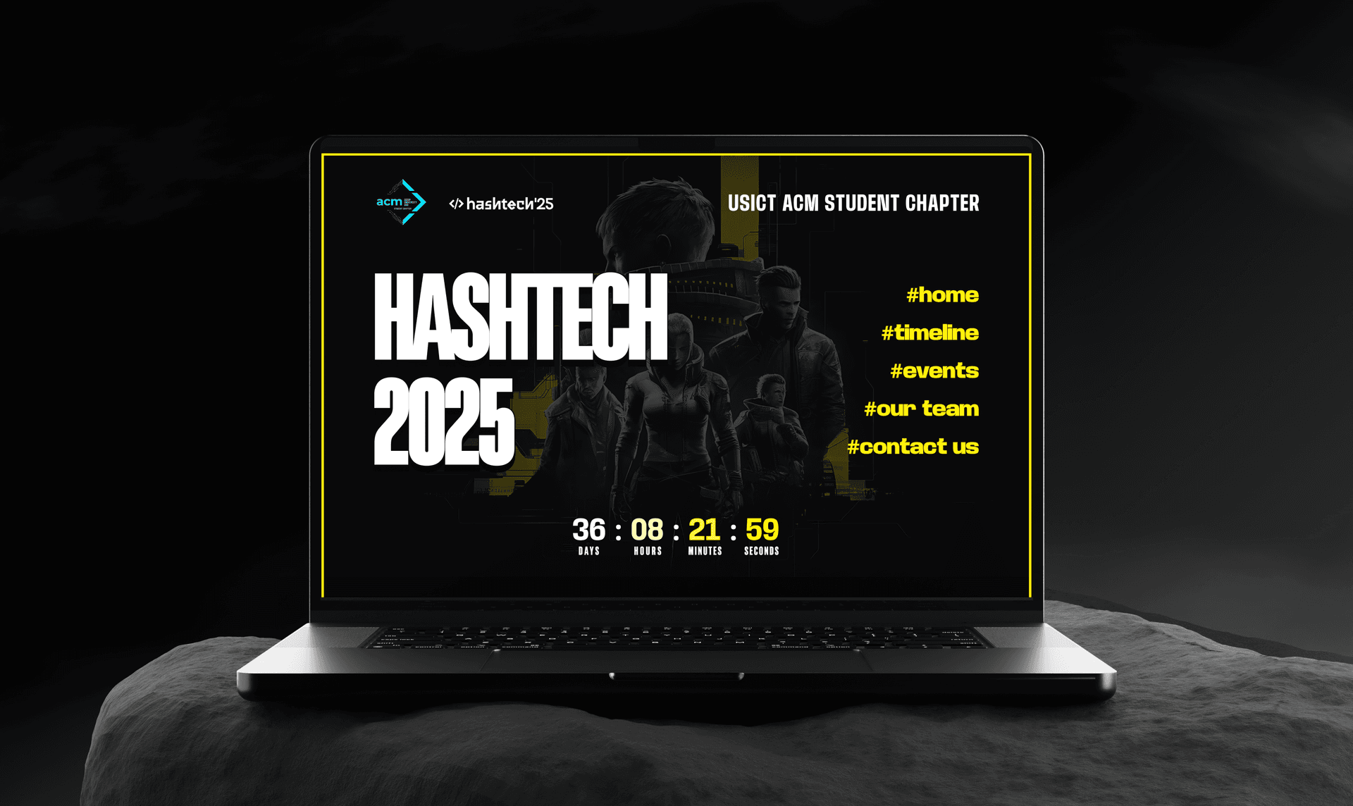 HashTech 2025 Website preview